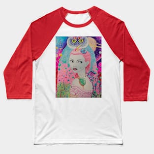 lady space Baseball T-Shirt